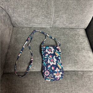 Vera Bradley Harry Potter Crossbody Phone Bag Wizard Floral Navy RFID Mini Purse